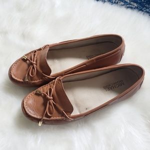 Michael Kors flat leather loafers